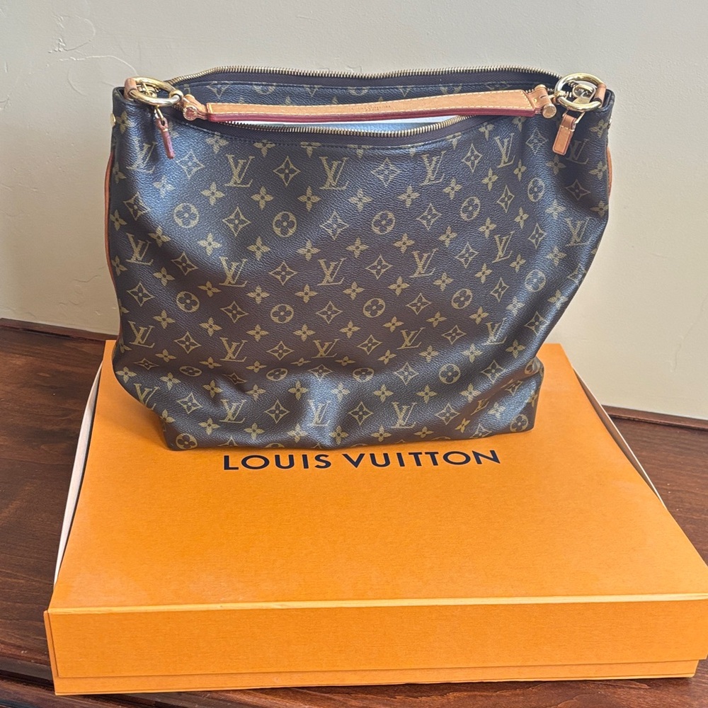 Louis Vuitton Dark Brown Monogram Shoulder Bag